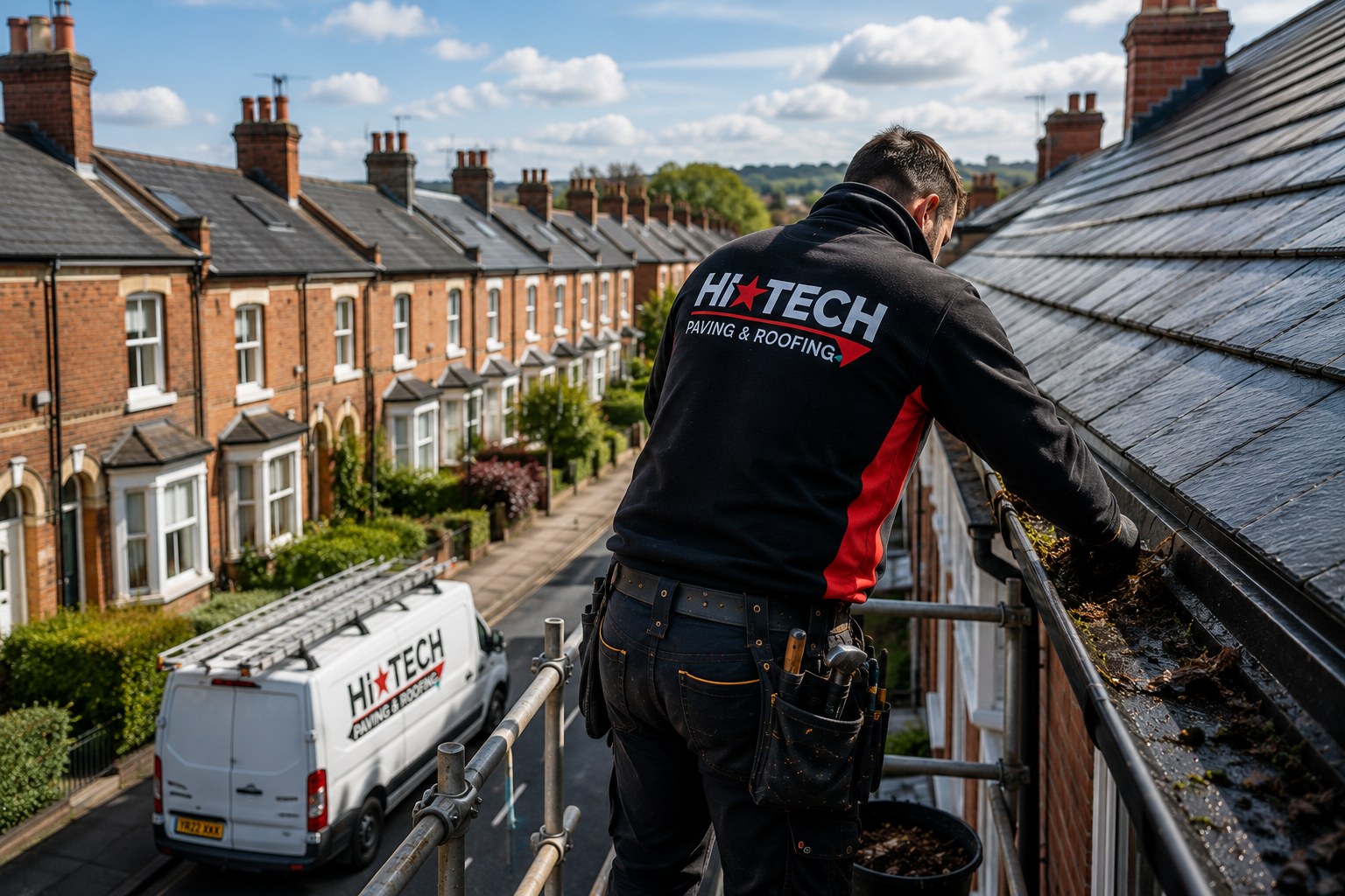 HiTech roofing project