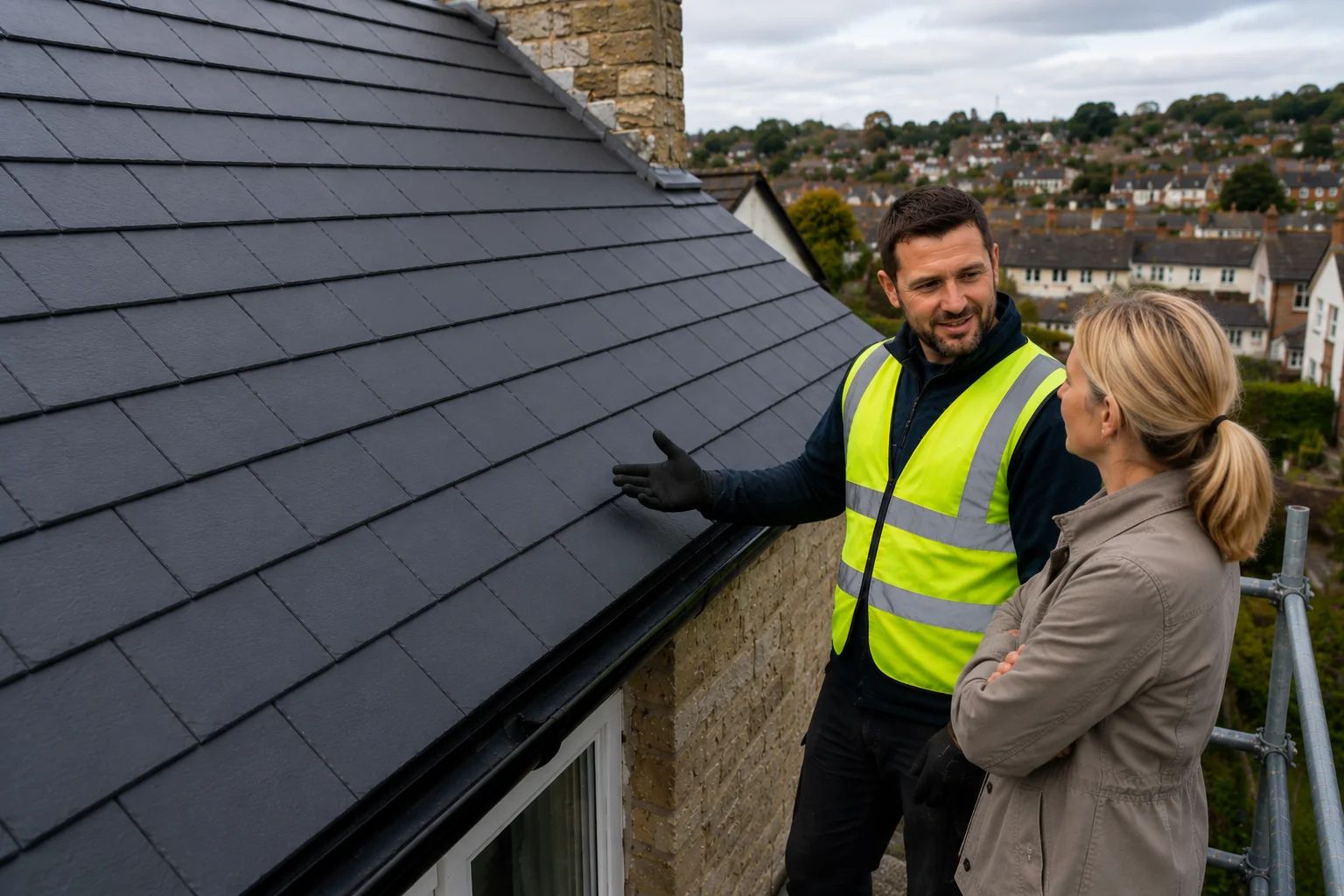Roof after repair