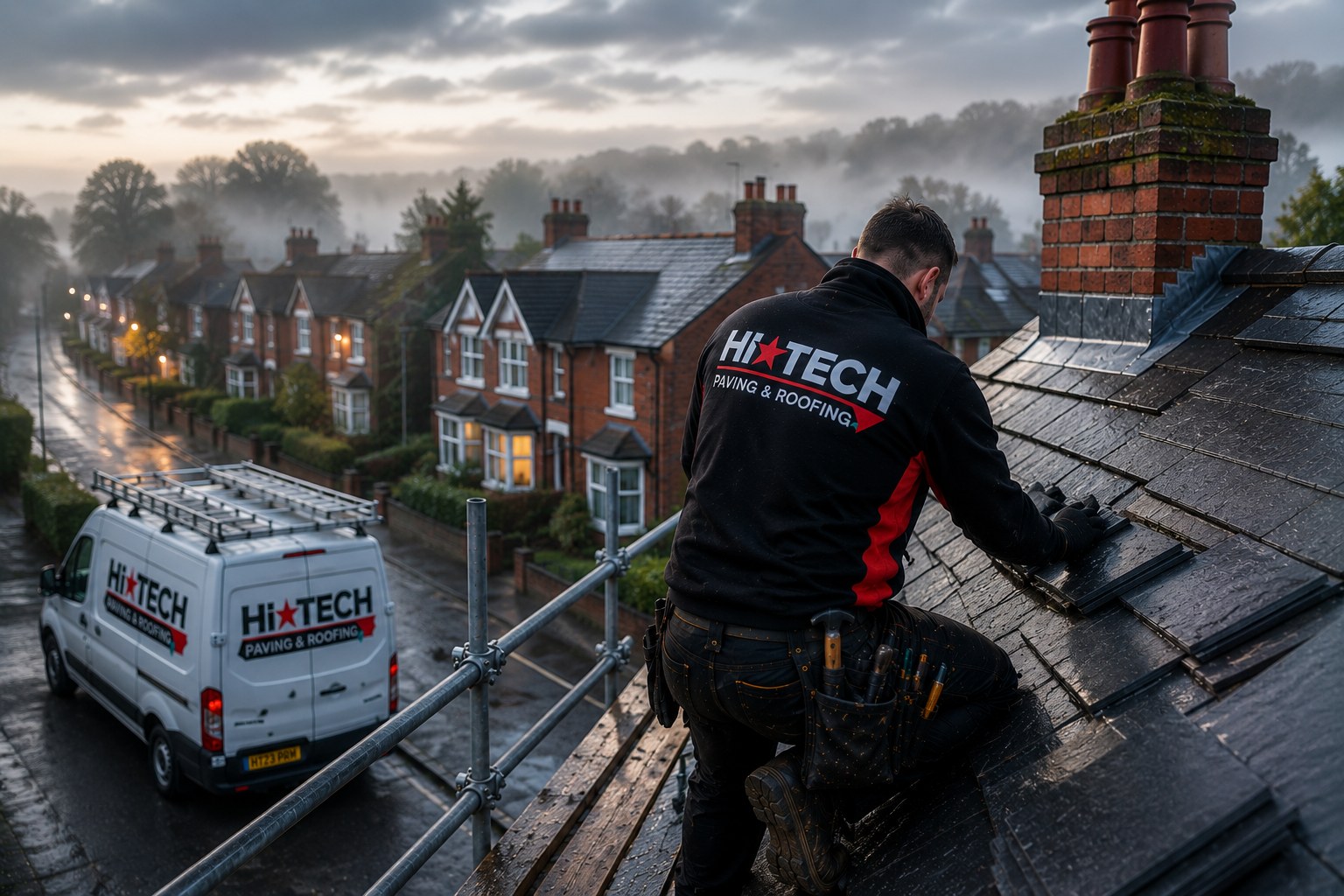 HiTech roofing project